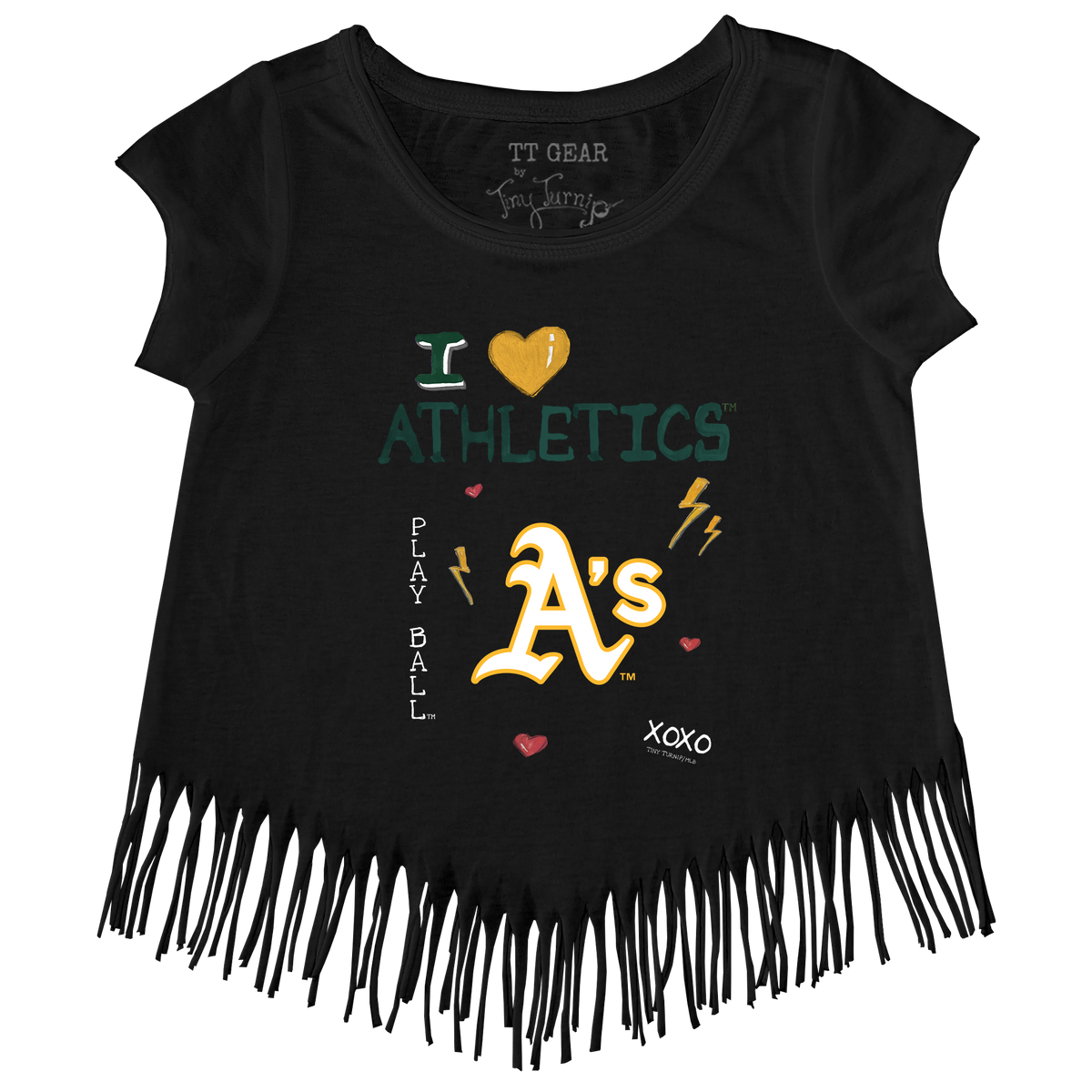I Heart Athletics Fringe Tee - Tiny Turnip