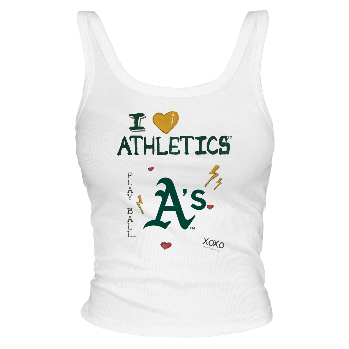 I Heart Athletics Tank - Tiny Turnip