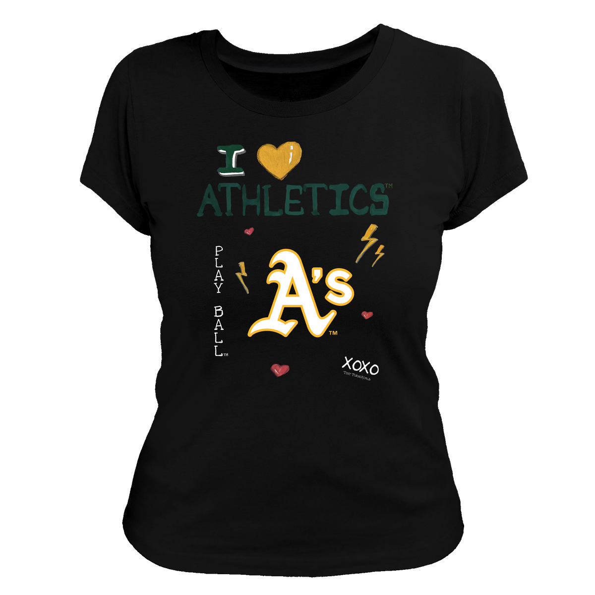 I Heart Athletics Women's Tee Shirt - Tiny Turnip