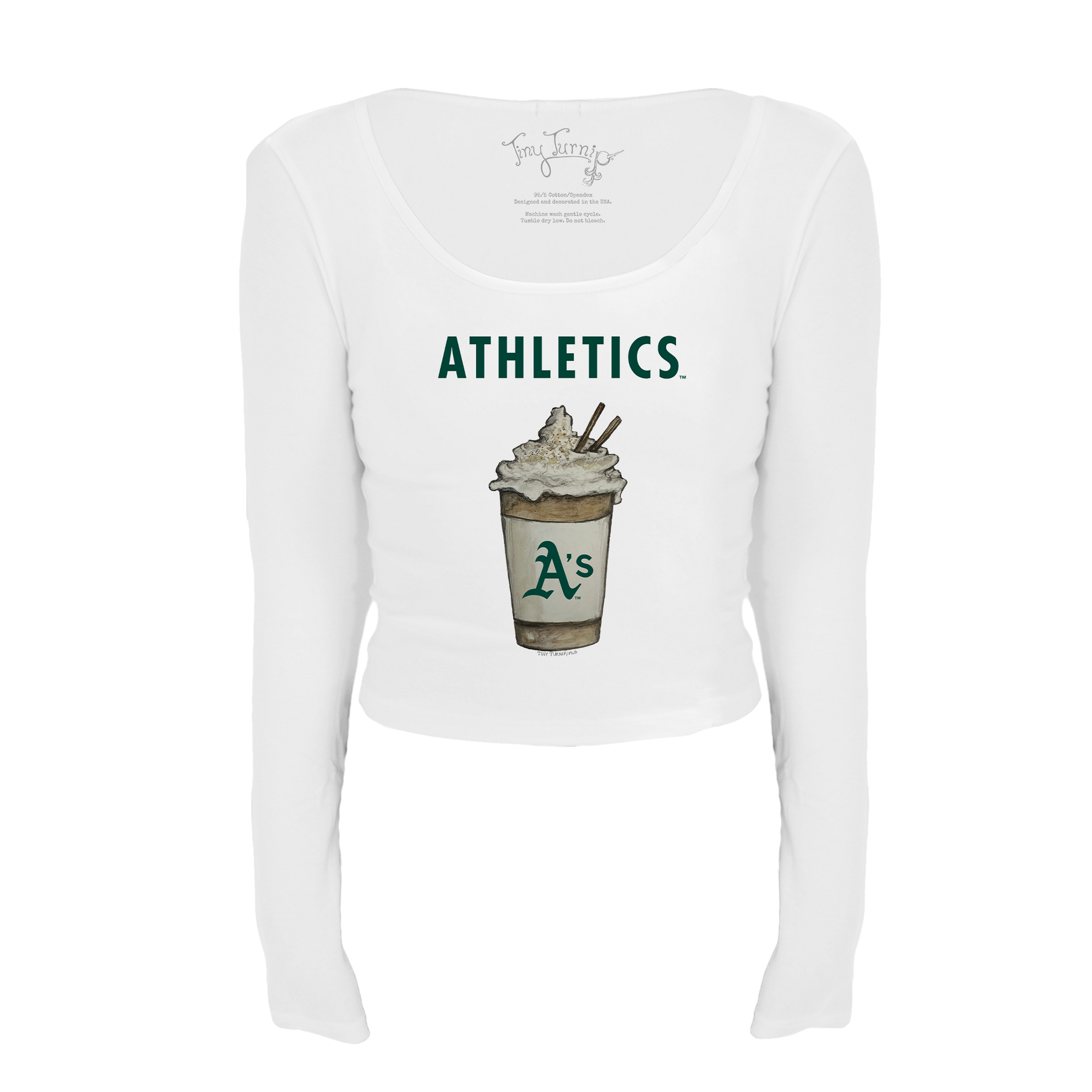 Oakland Athletics Latte Women's Lucy Long Sleeve