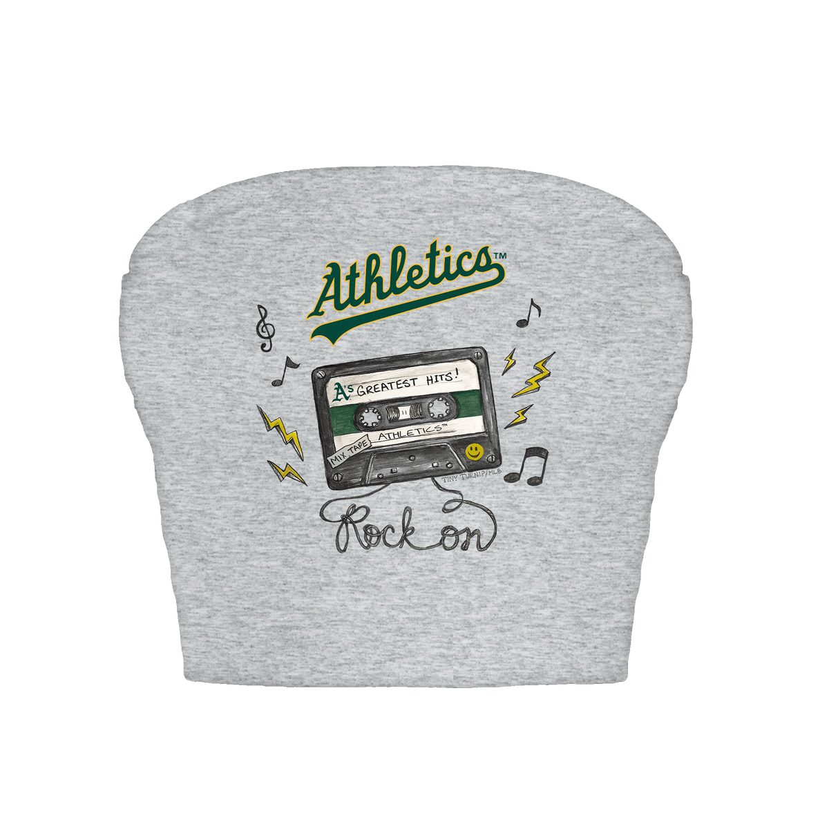 Oakland Athletics Mixtape Crop Tube Top