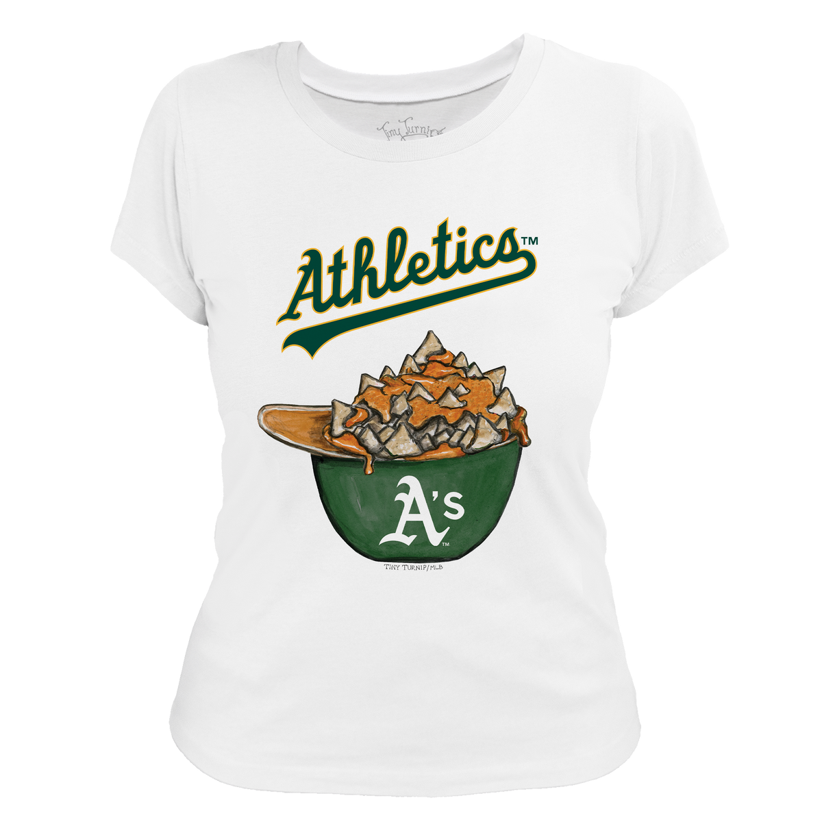 Oakland Athletics Nacho Helmet Tee Shirt