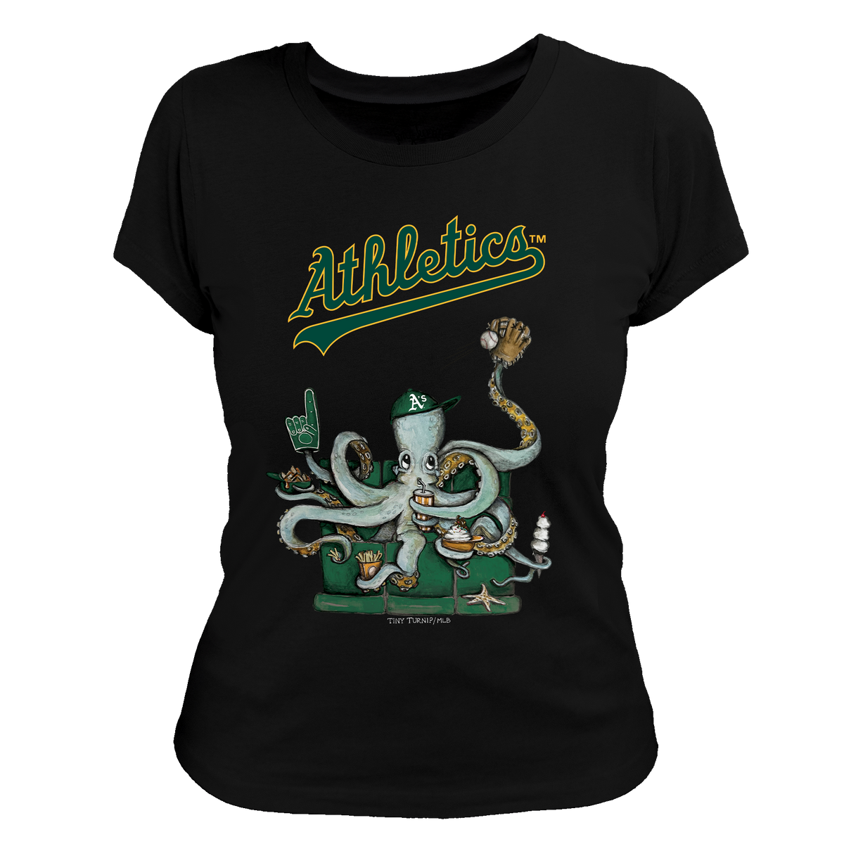 Oakland Athletics Octopus Tee Shirt