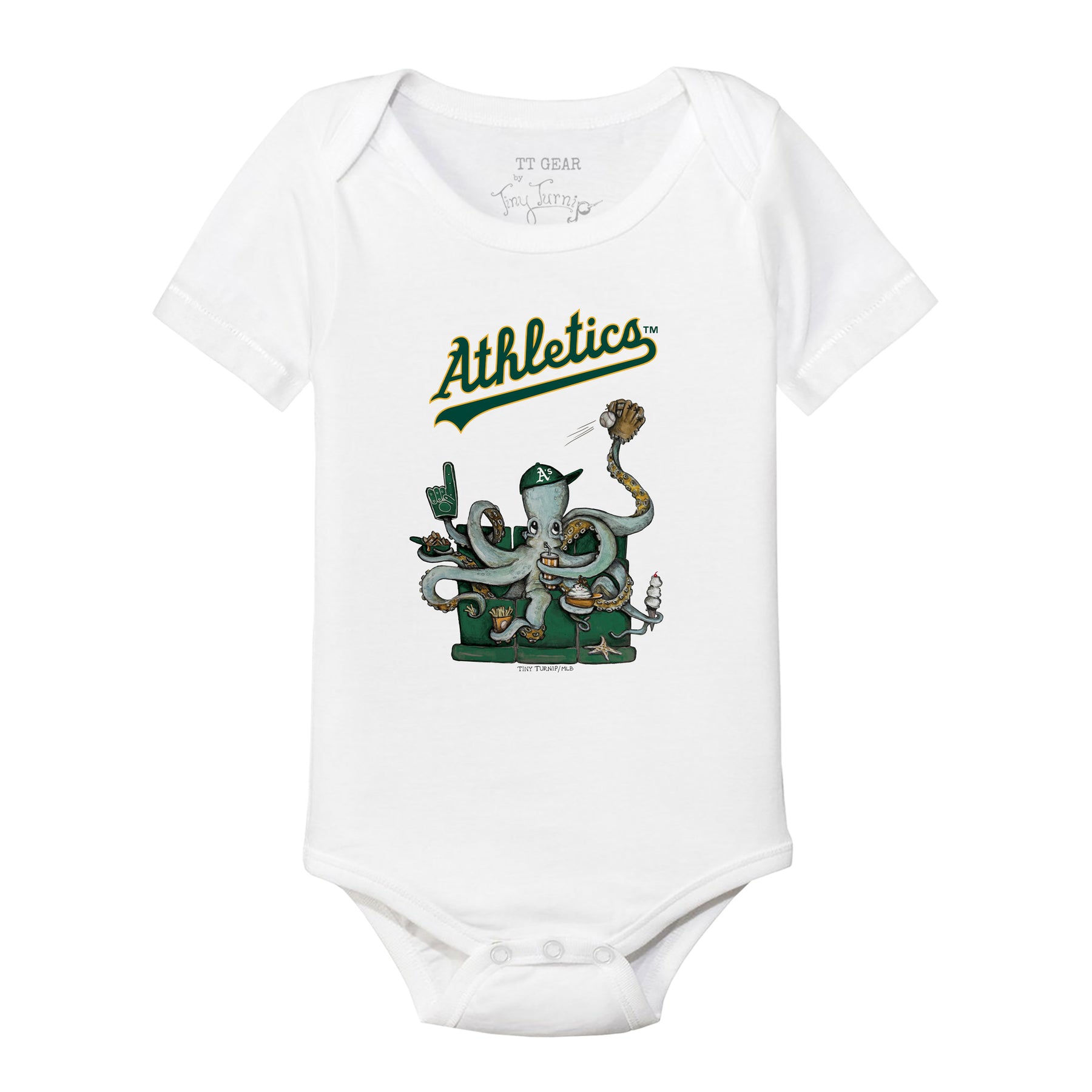Oakland Athletics Octopus Short Sleeve Snapper