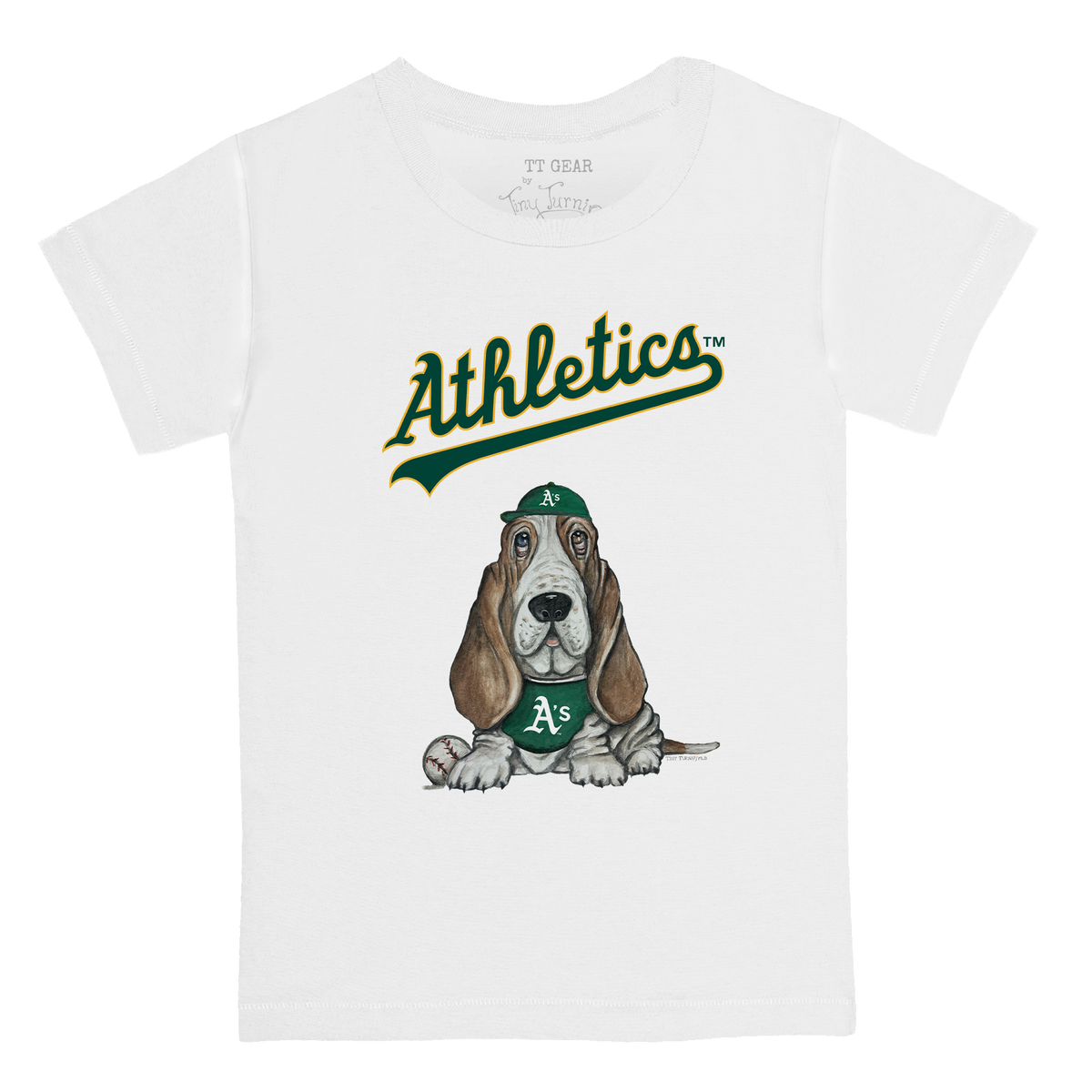 Oakland Athletics Puddy Kid's Tee Shirt - Tiny Turnip