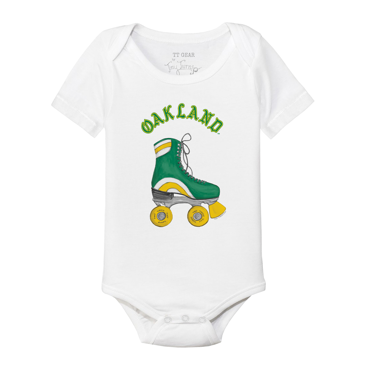 Oakland Athletics Retro Skate Short Sleeve Snapper