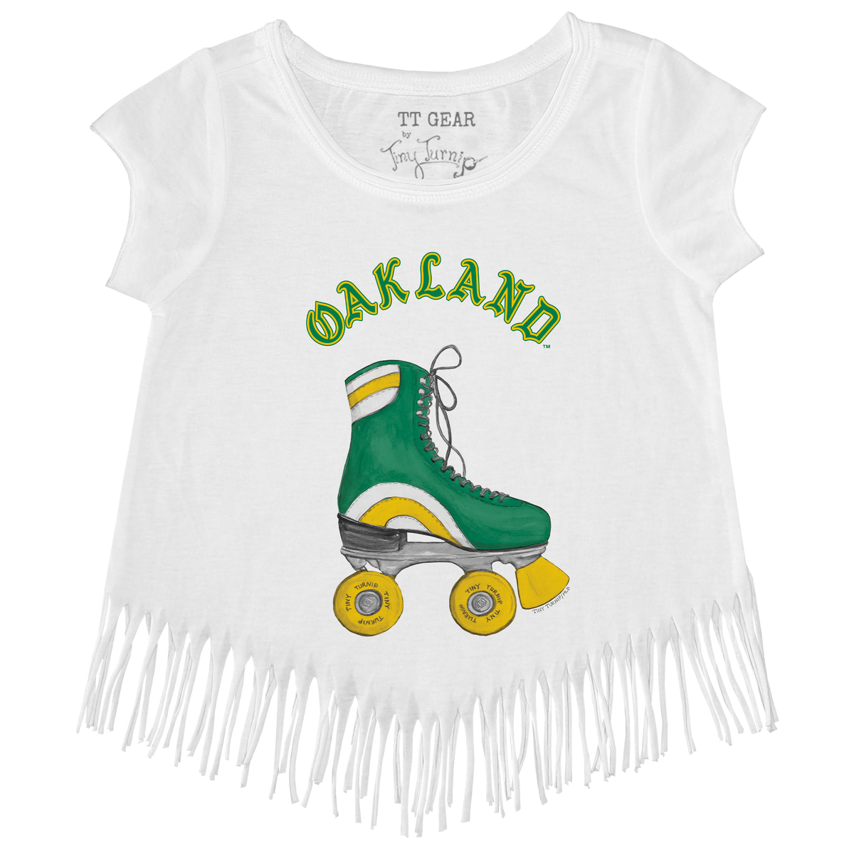 Oakland Athletics Retro Skate Fringe Tee