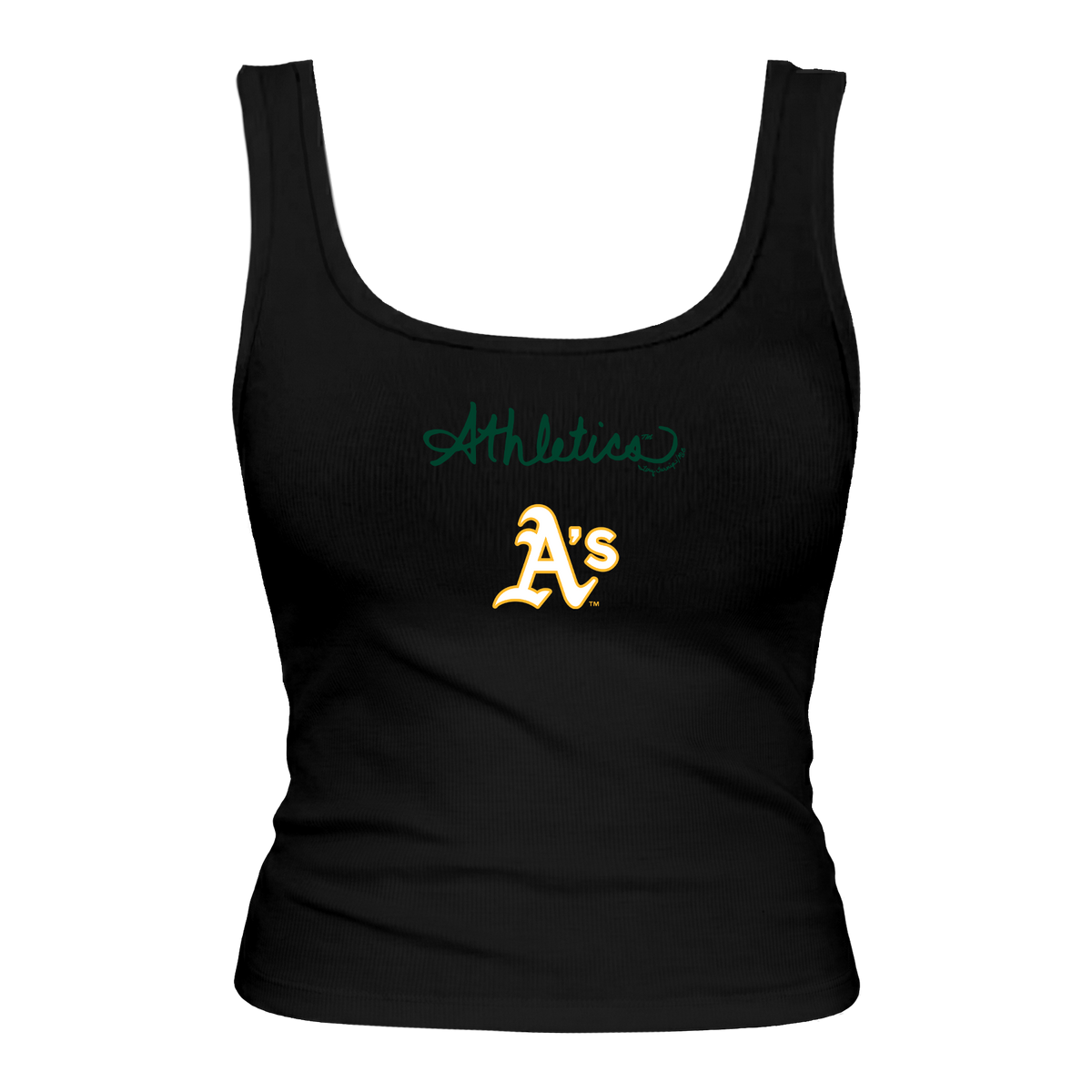 Oakland Athletics Logo Script Emmy Tank