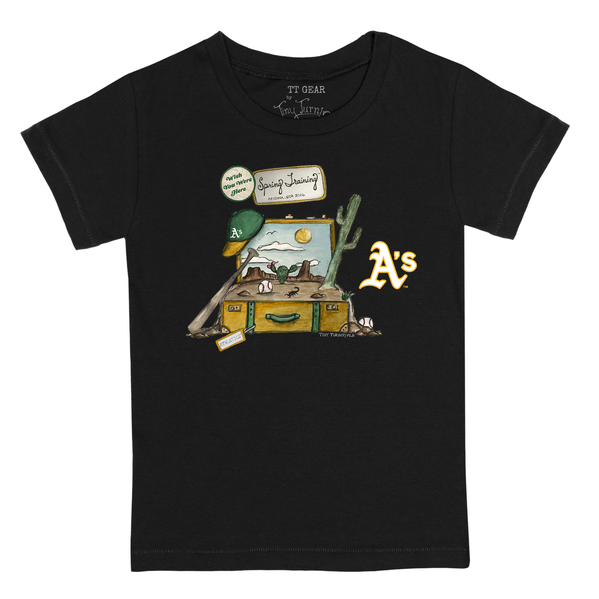 Oakland Athletics Spring Training 2026 Kid's Tee Shirt - Tiny Turnip