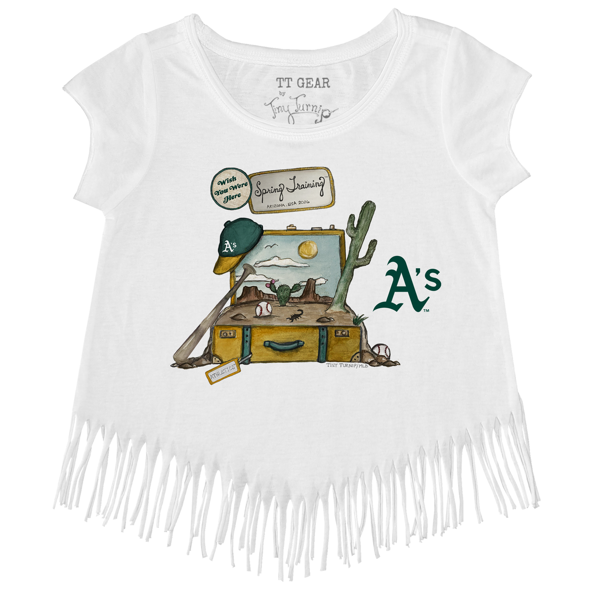 Oakland Athletics Spring Training 2026 Fringe Tee - Tiny Turnip