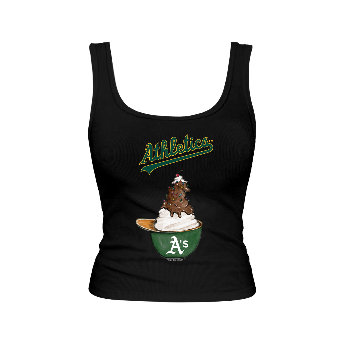 Oakland Athletics Sundae Helmet Emmy Tank