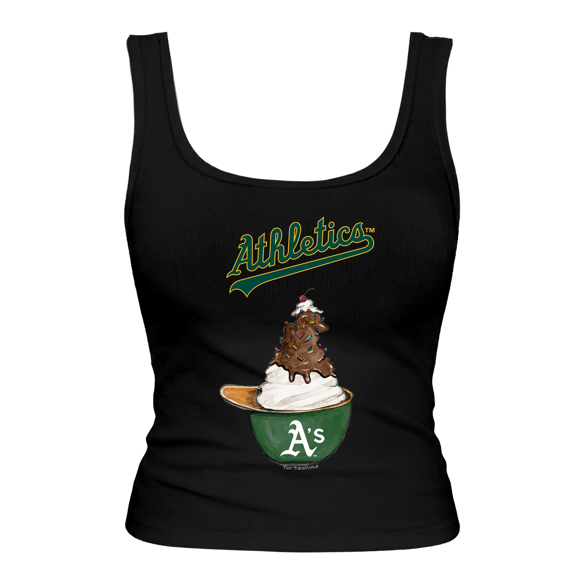 Oakland Athletics Sundae Helmet Emmy Tank