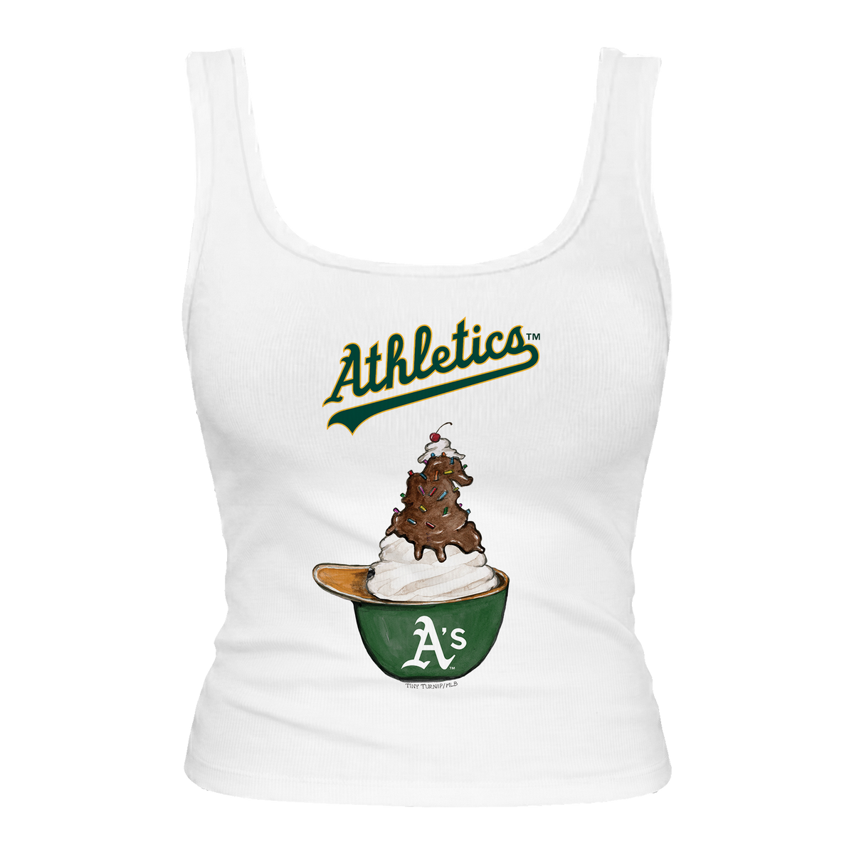 Oakland Athletics Sundae Helmet Emmy Tank