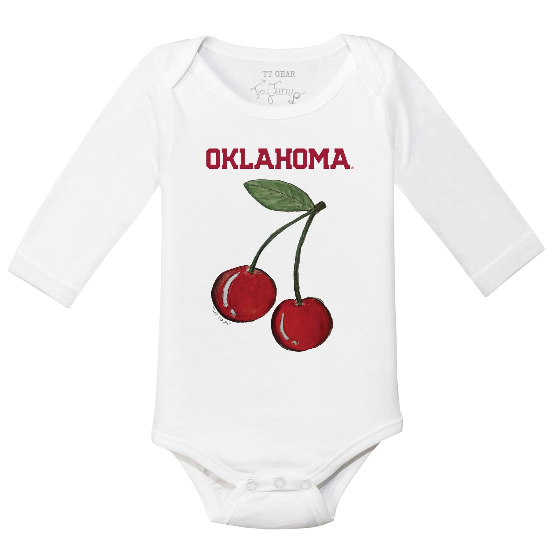 Oklahoma Sooners Cherry Long Sleeve Snapper