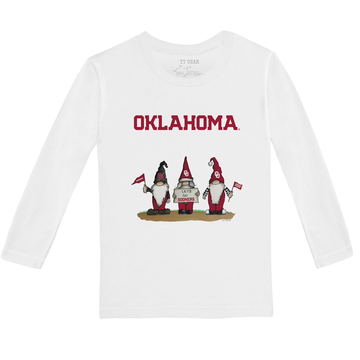 Oklahoma Sooners Gnomes Long-Sleeve Tee Shirt