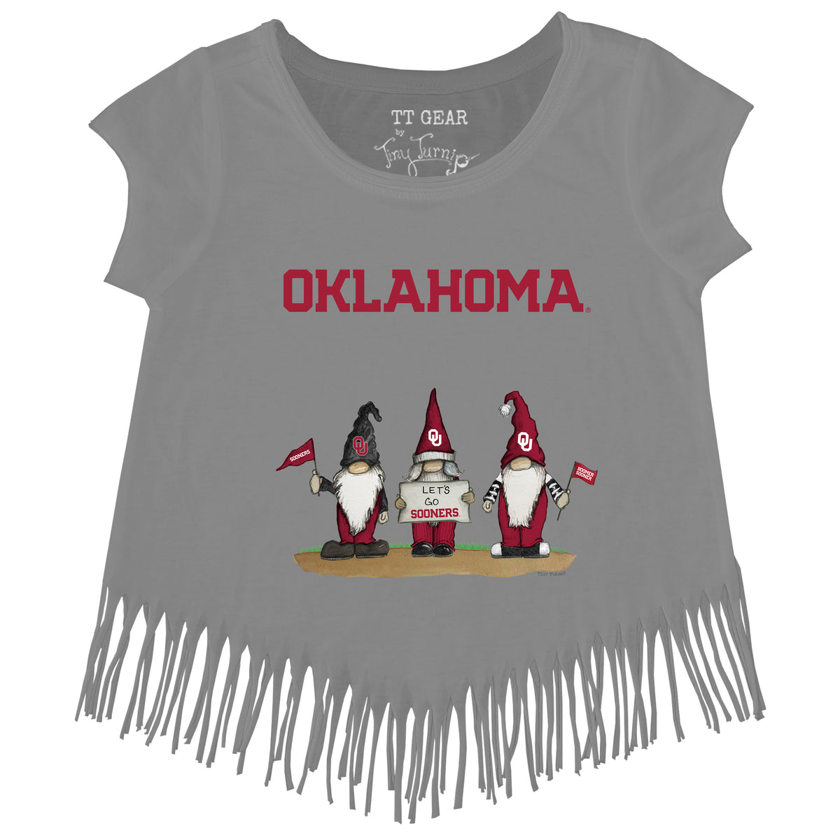 Oklahoma Sooners Gnomes Fringe Tee