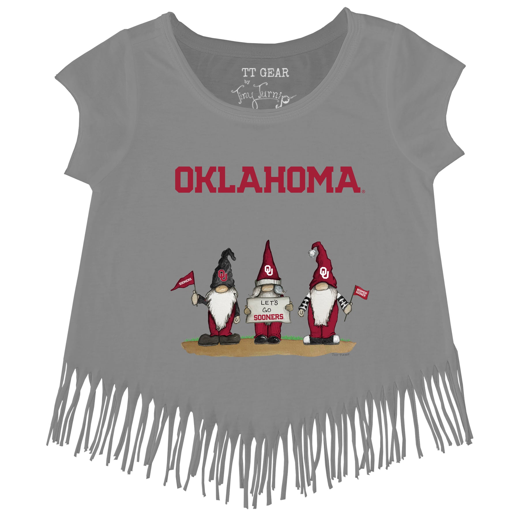 Oklahoma Sooners Gnomes Fringe Tee