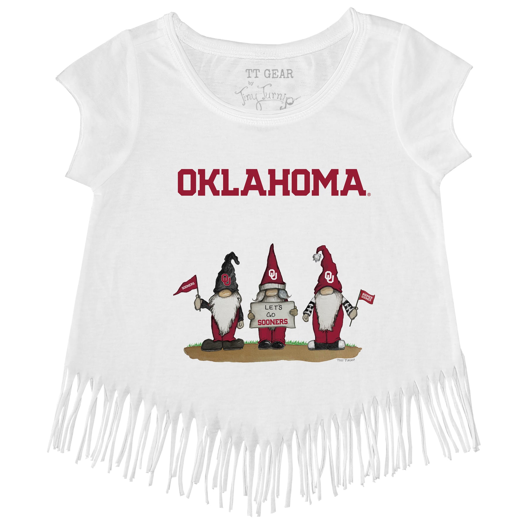 Oklahoma Sooners Gnomes Fringe Tee