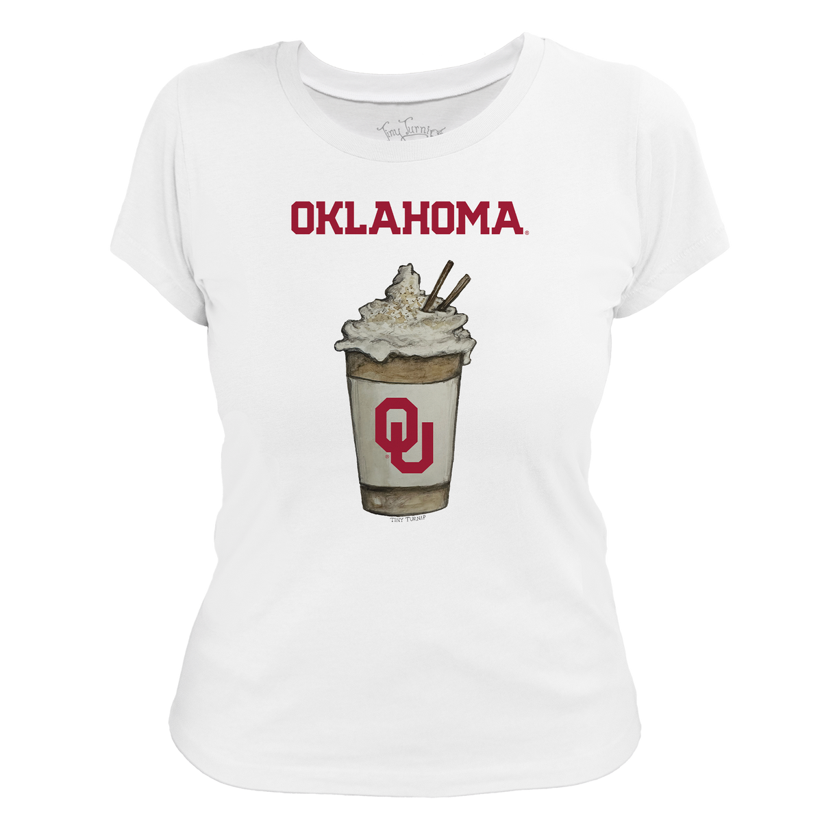 Oklahoma Sooners Latte Women's Tee Shirt