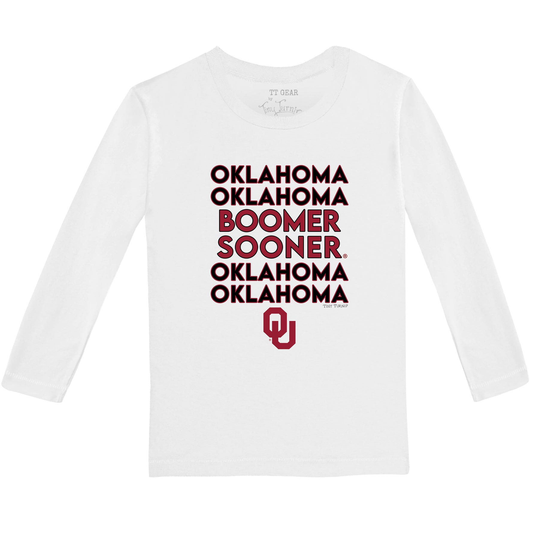 Oklahoma Sooners Stacked Long-Sleeve Tee Shirt