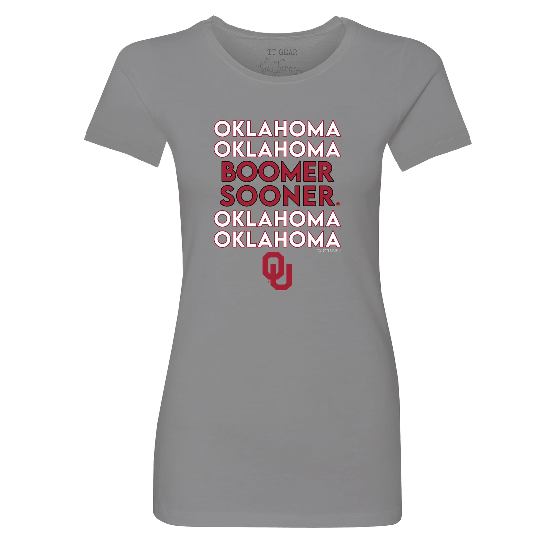 Oklahoma Sooners Stacked Tee Shirt