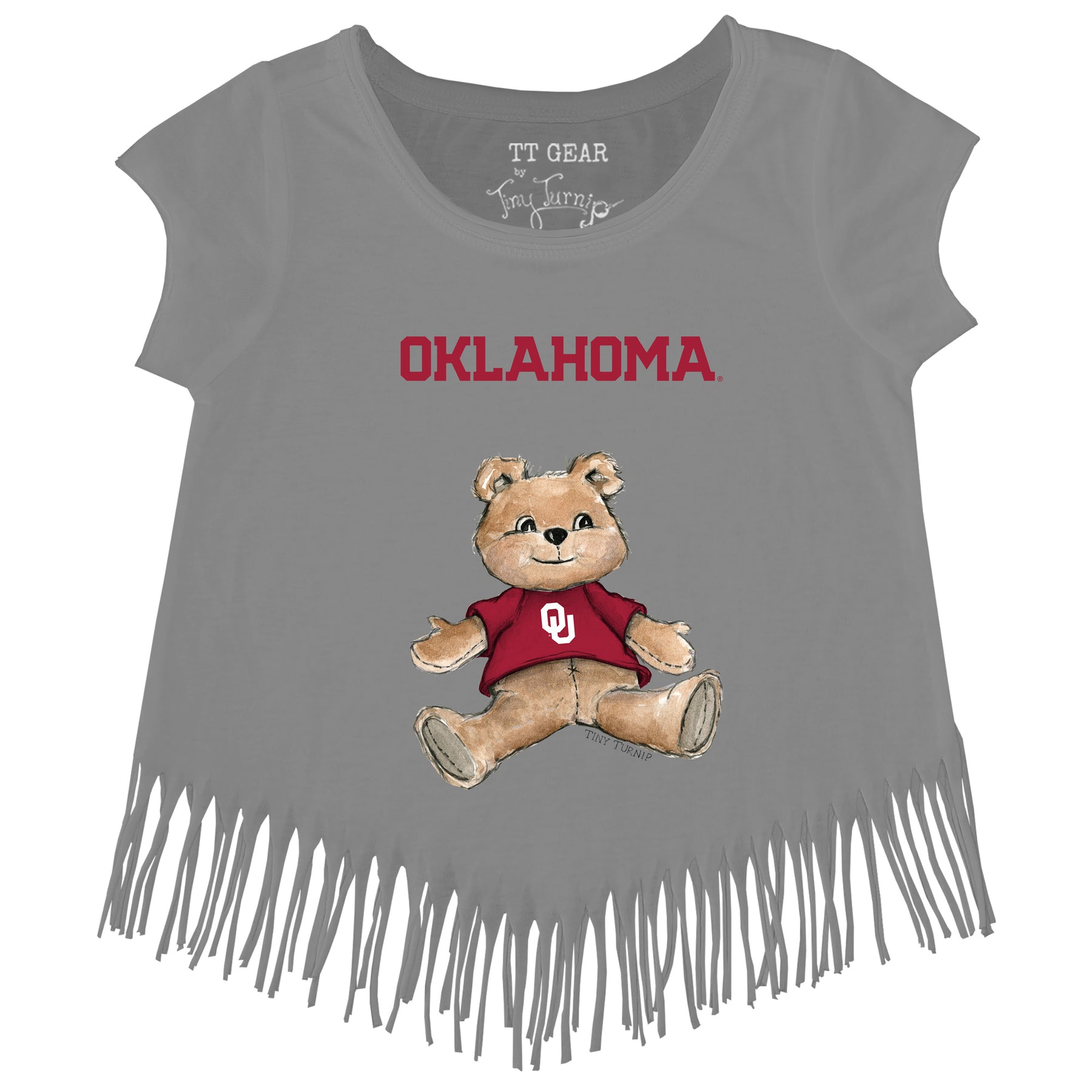 Oklahoma Sooners Teddy Fringe Tee