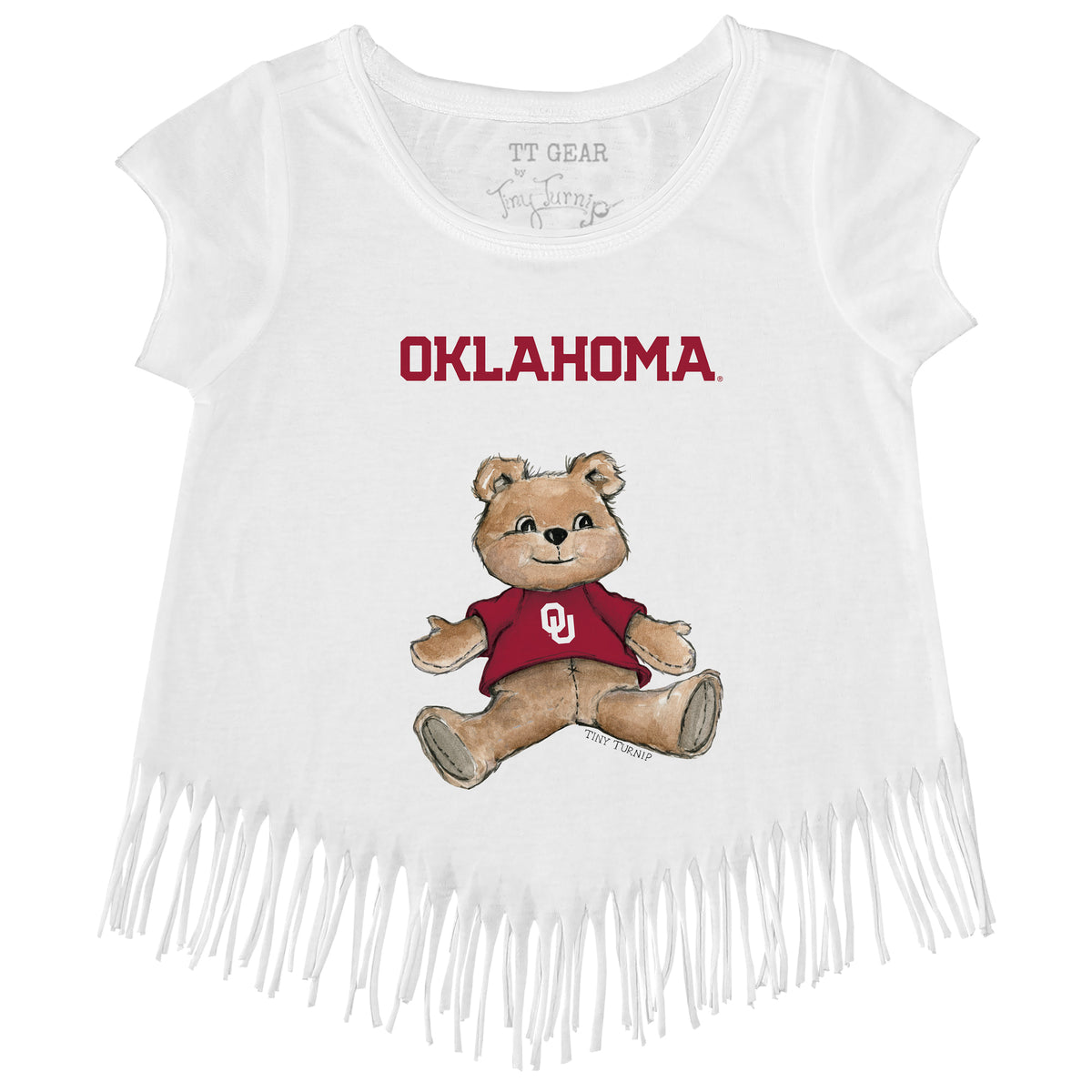 Oklahoma Sooners Teddy Fringe Tee