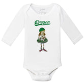 Oregon Ducks Babes Long-Sleeve Snapper