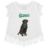 Oregon Ducks Black Labrador Retriever Fringe Tee