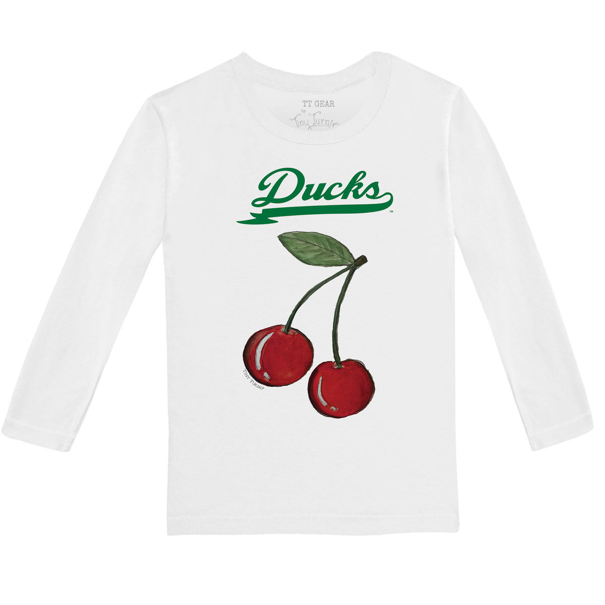 Oregon Ducks Cherry Long-Sleeve Tee Shirt