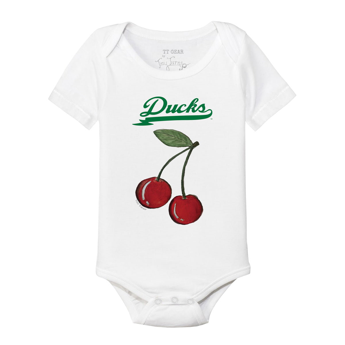 Oregon Ducks Cherry Short Sleeve Snapper