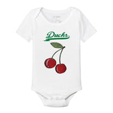 Oregon Ducks Cherry Short Sleeve Snapper