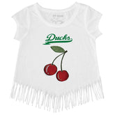 Oregon Ducks Cherry Fringe Tee