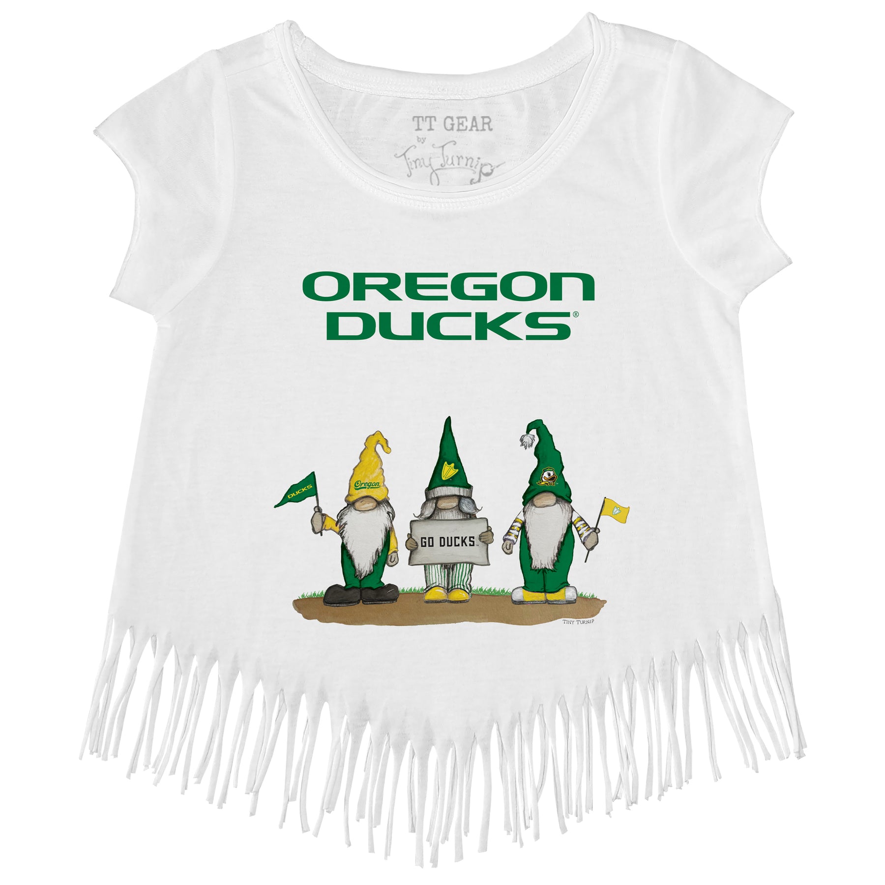 Oregon Ducks Gnomes Fringe Tee