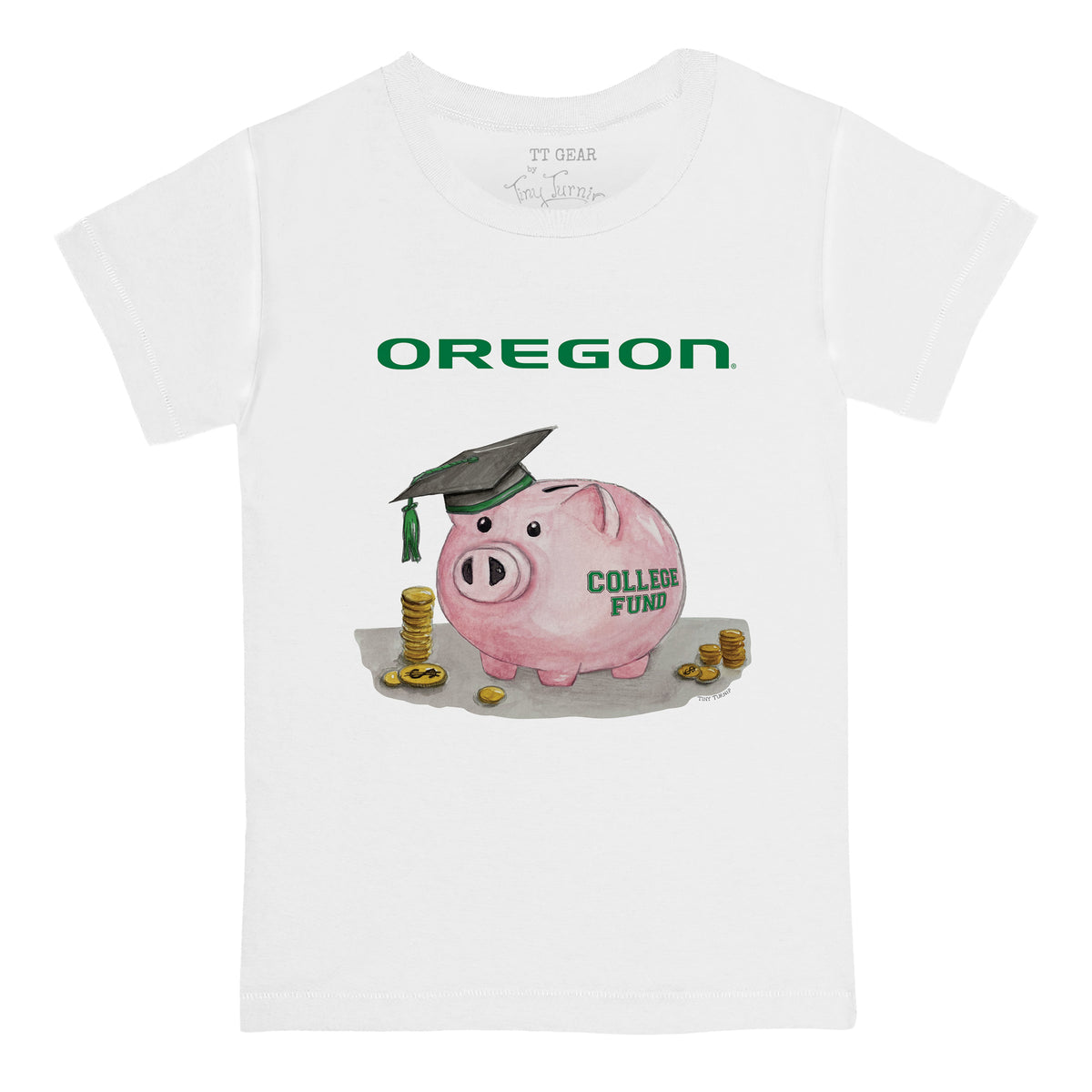 Oregon Ducks Piggy Tee Shirt