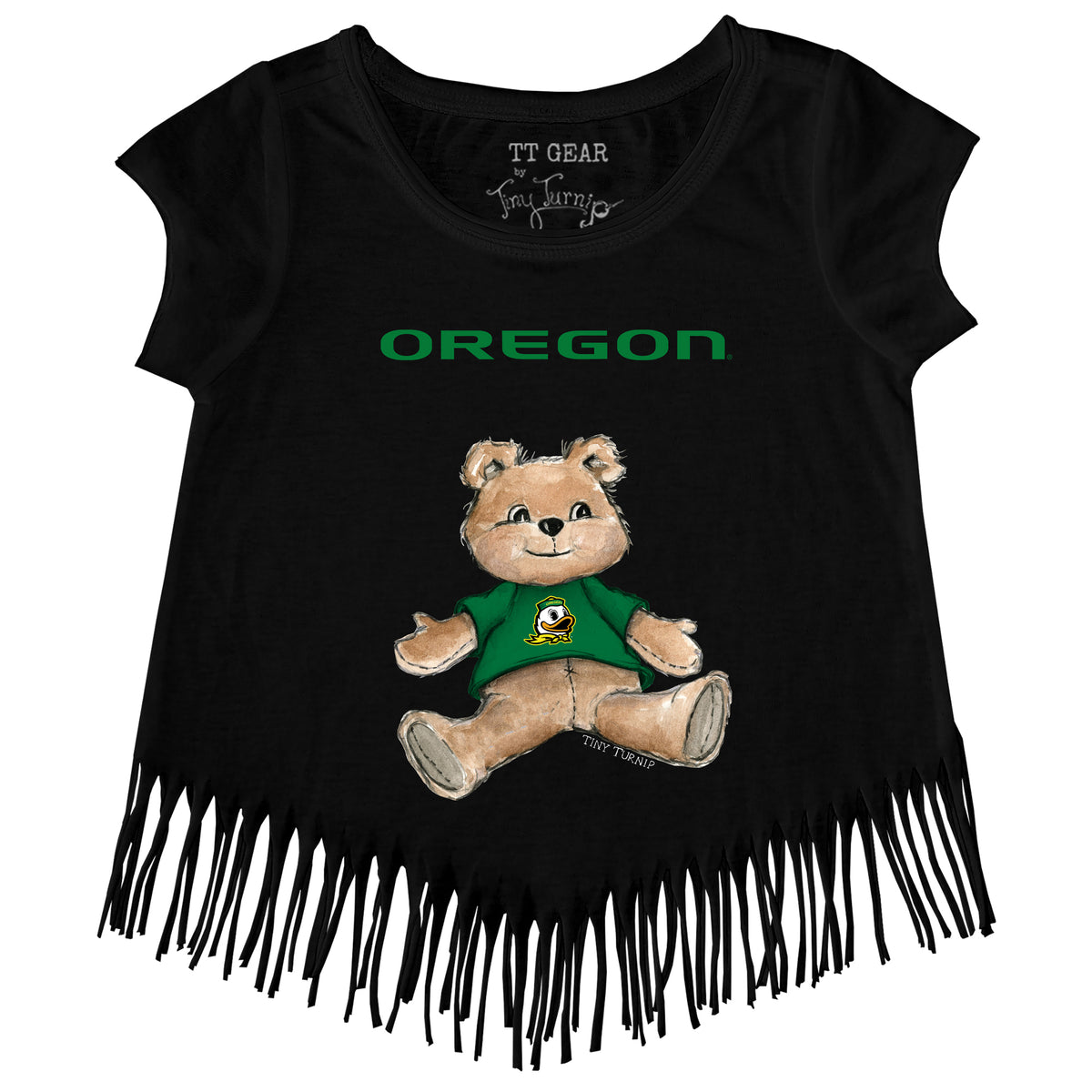 Oregon Ducks Teddy Fringe Tee
