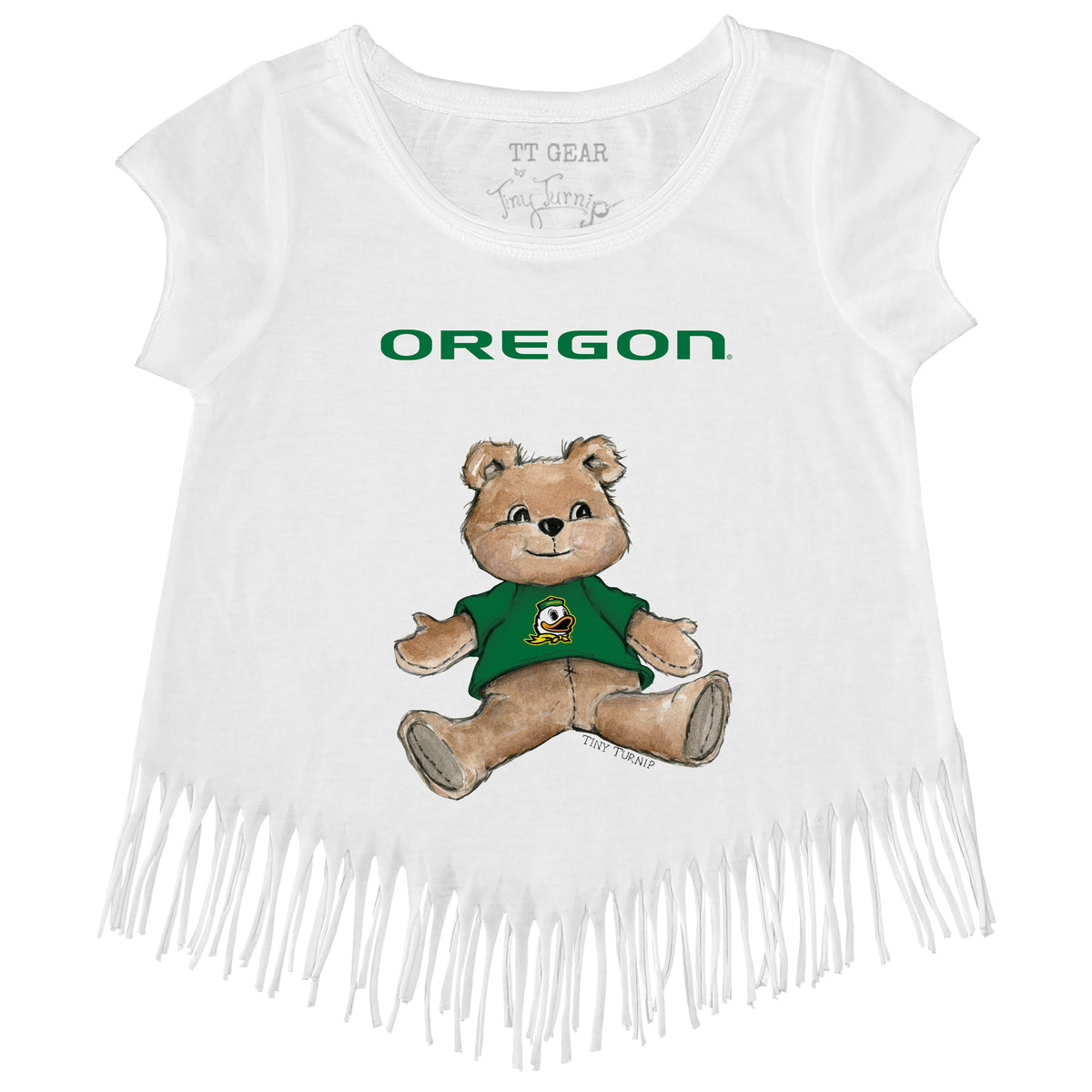 Oregon Ducks Teddy Fringe Tee