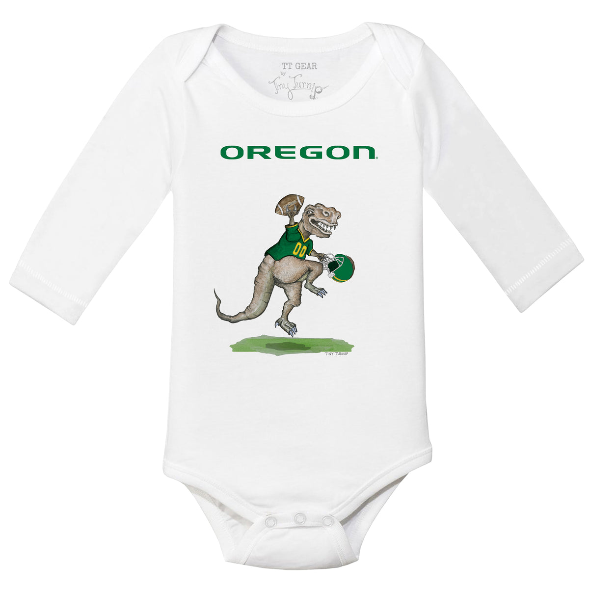 Oregon Ducks TT Rex Long-Sleeve Snapper
