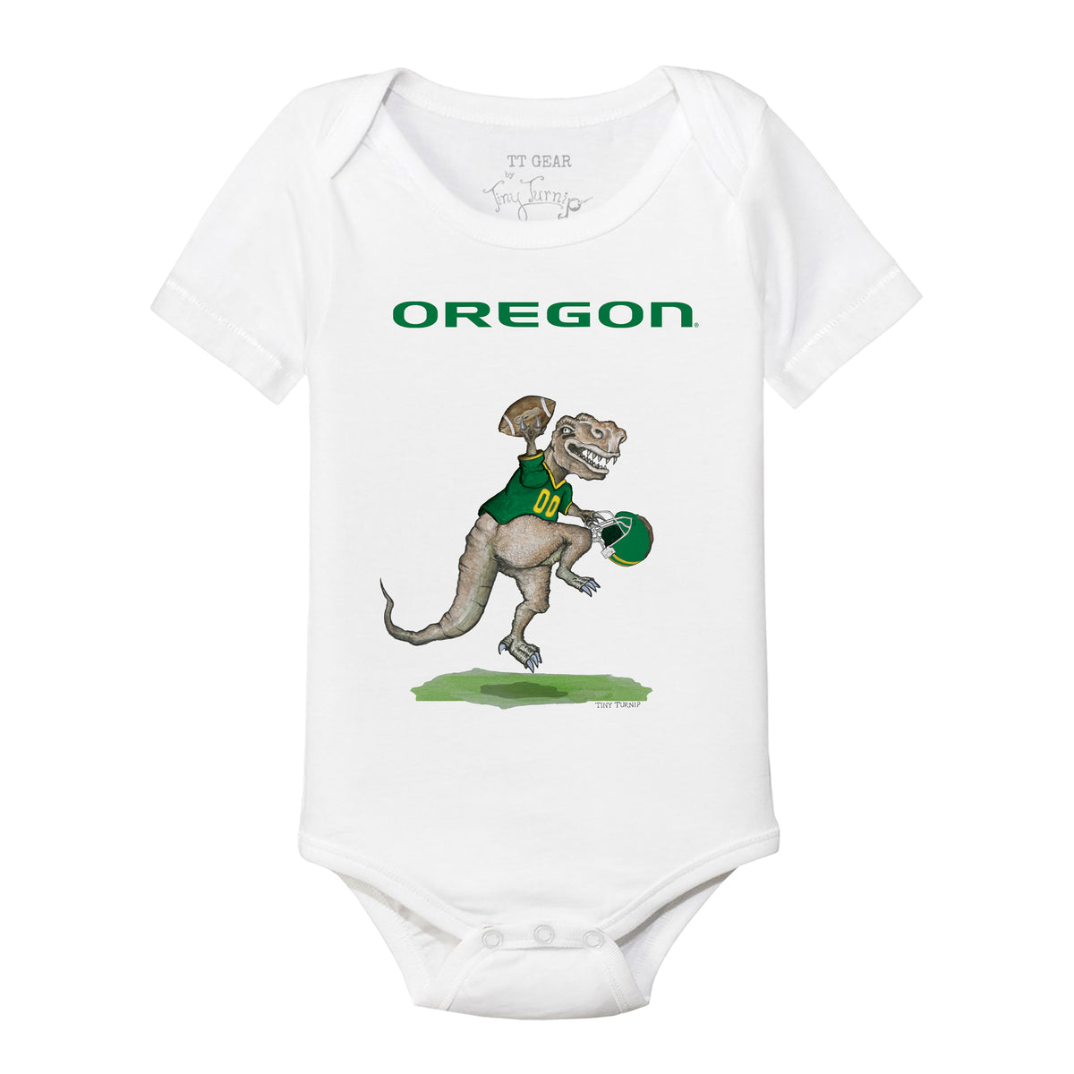 Oregon Ducks TT Rex Short Sleeve Snapper