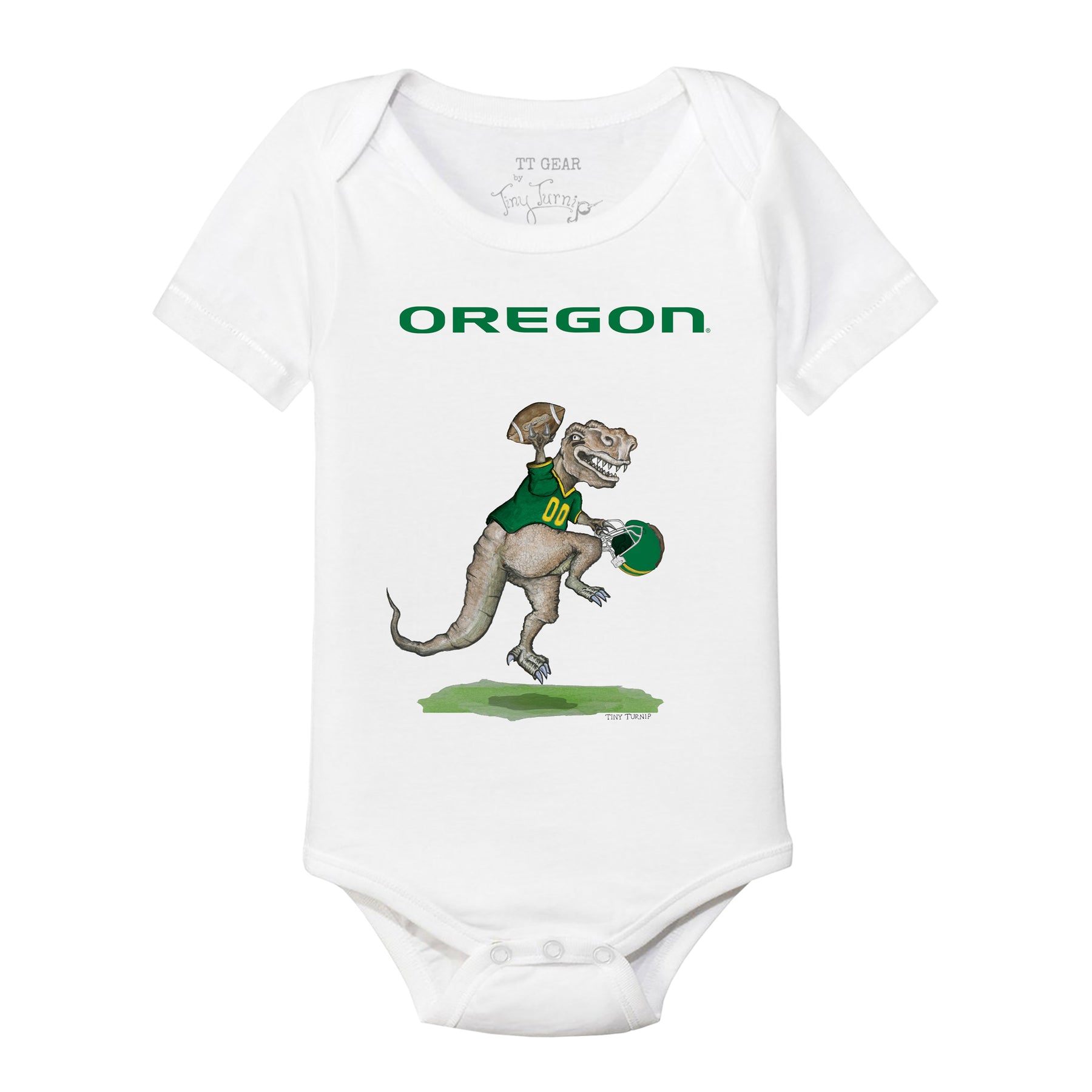 Oregon Ducks TT Rex Short Sleeve Snapper