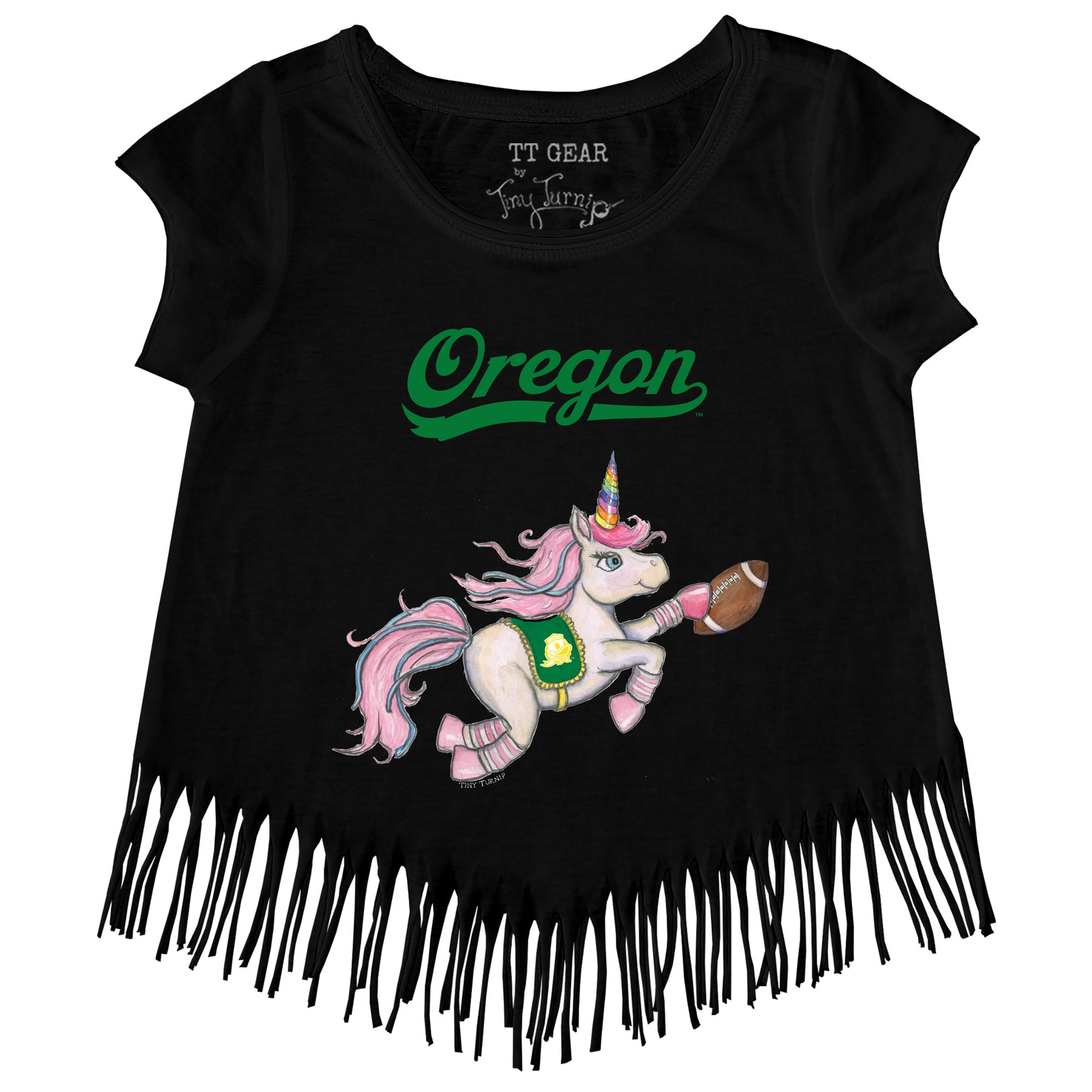 Oregon Ducks Unicorn Fringe Tee