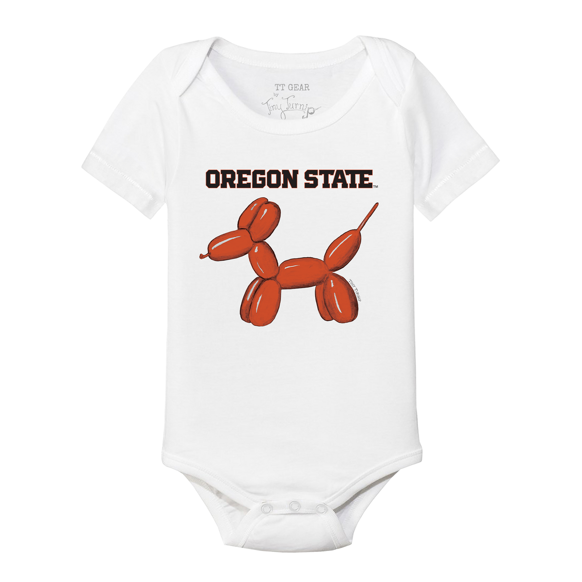 Oregon State Beavers Balloon Dog Short Sleeve Snapper