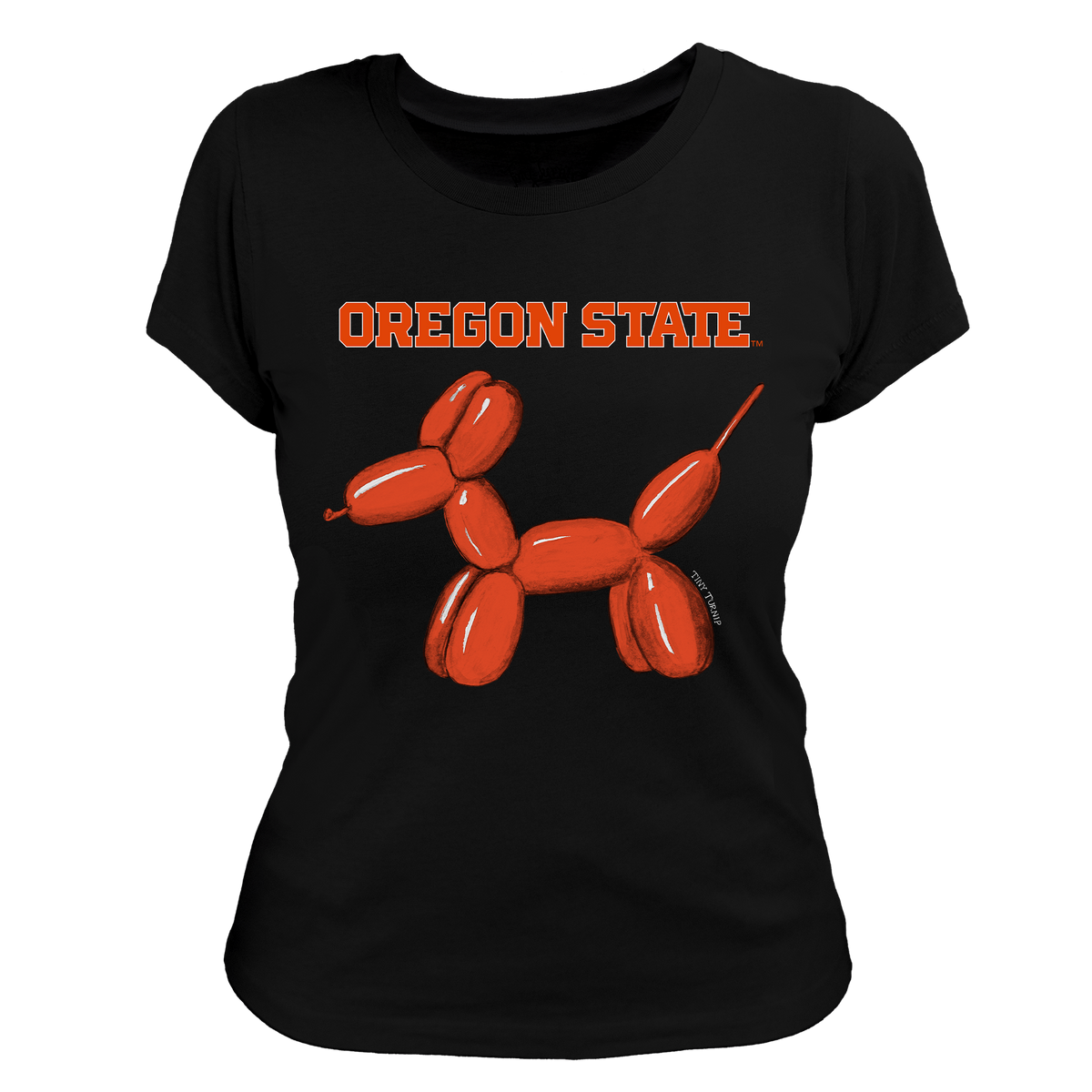 Oregon State Beavers Balloon Dog Women's Tee Shirt