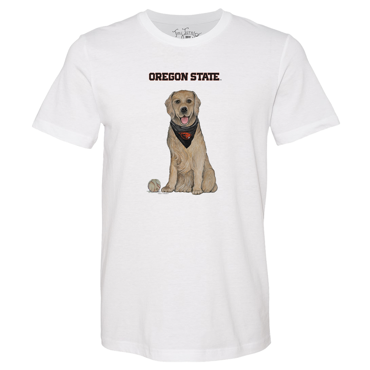 Oregon State Beavers Golden Retriever Unisex Tee Shirt