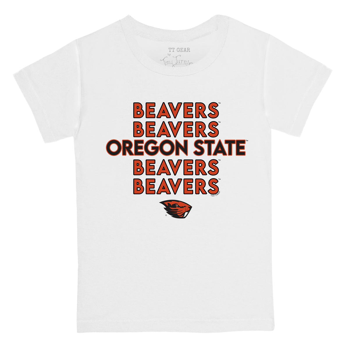 Oregon State Beavers Stacked Kid's Tee Shirt