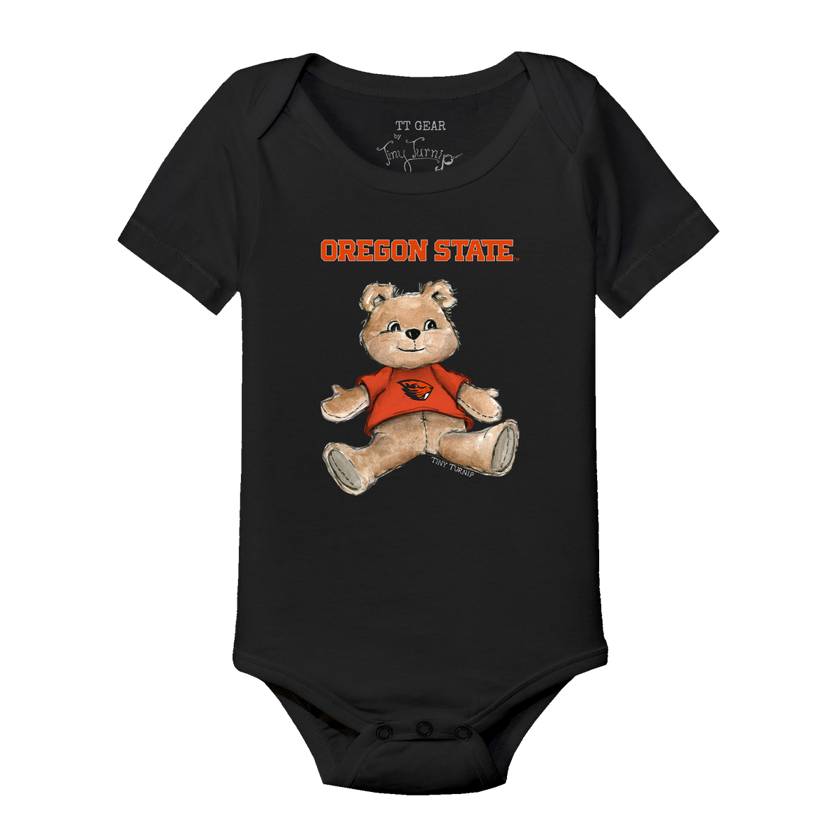 Oregon State Beavers Teddy Short Sleeve Snapper