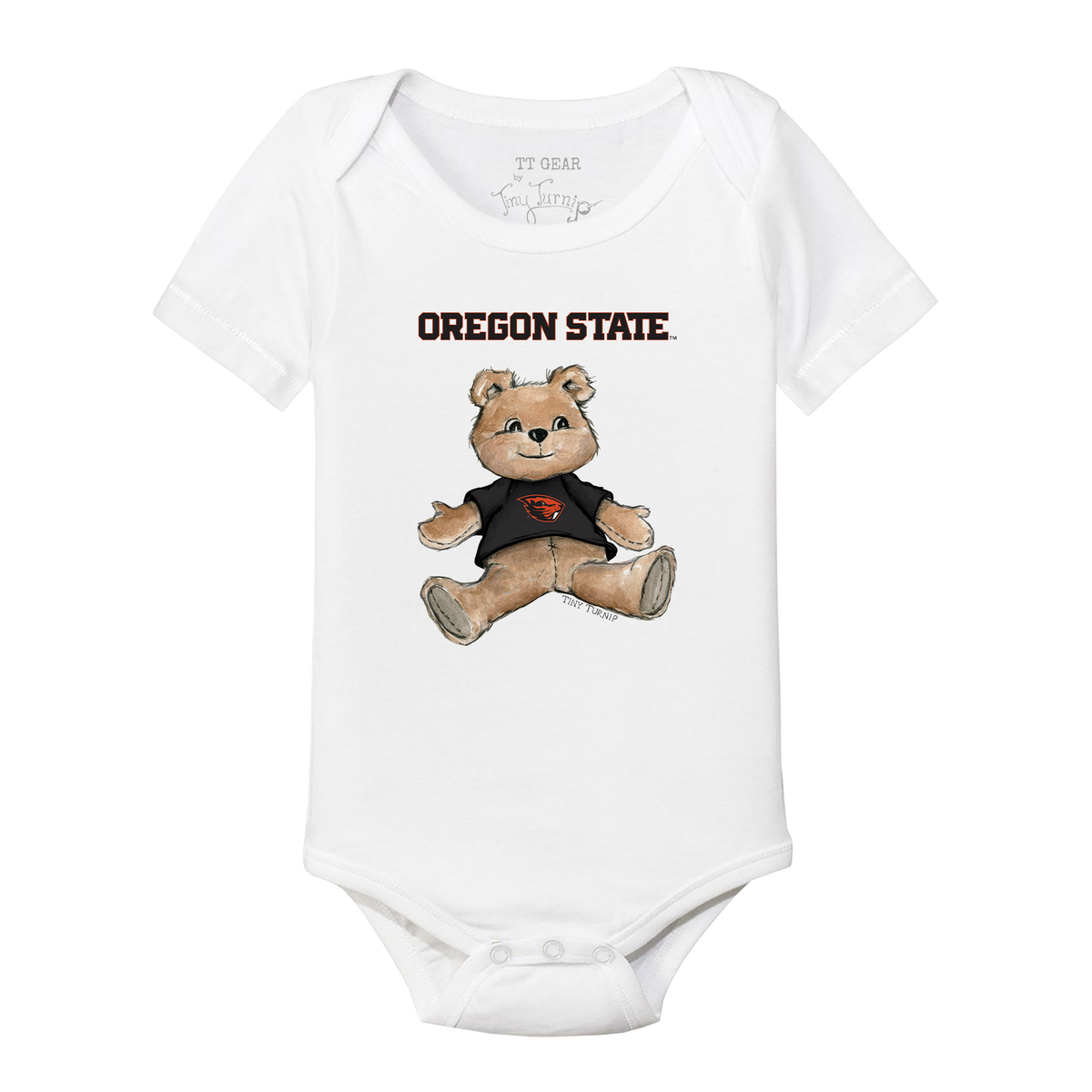 Oregon State Beavers Teddy Short Sleeve Snapper