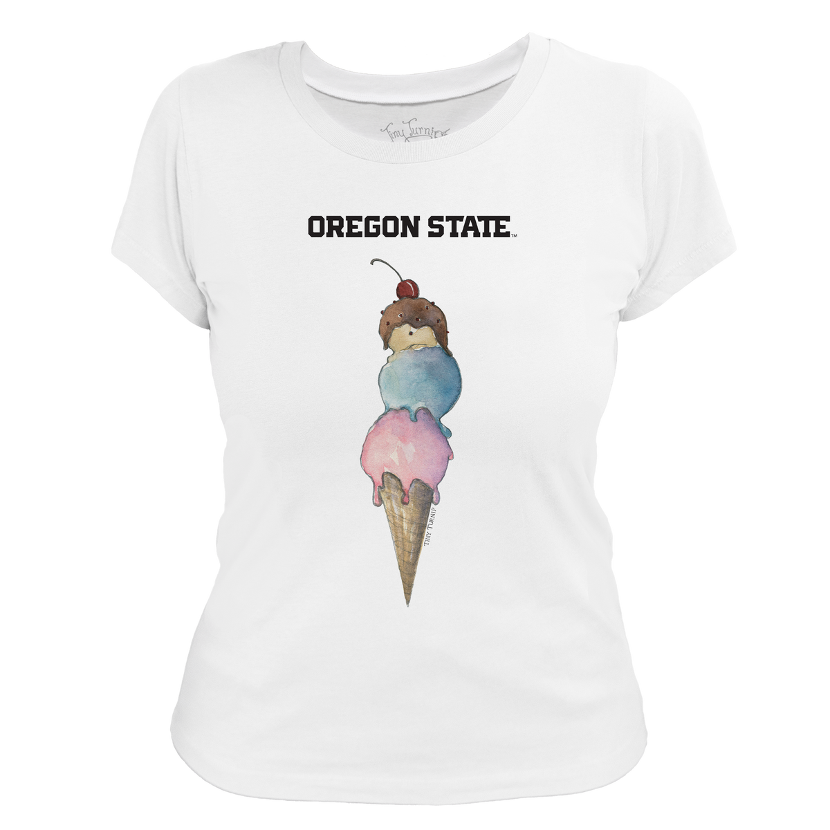 Oregon State Beavers Triple Scoop Women's Tee Shirt