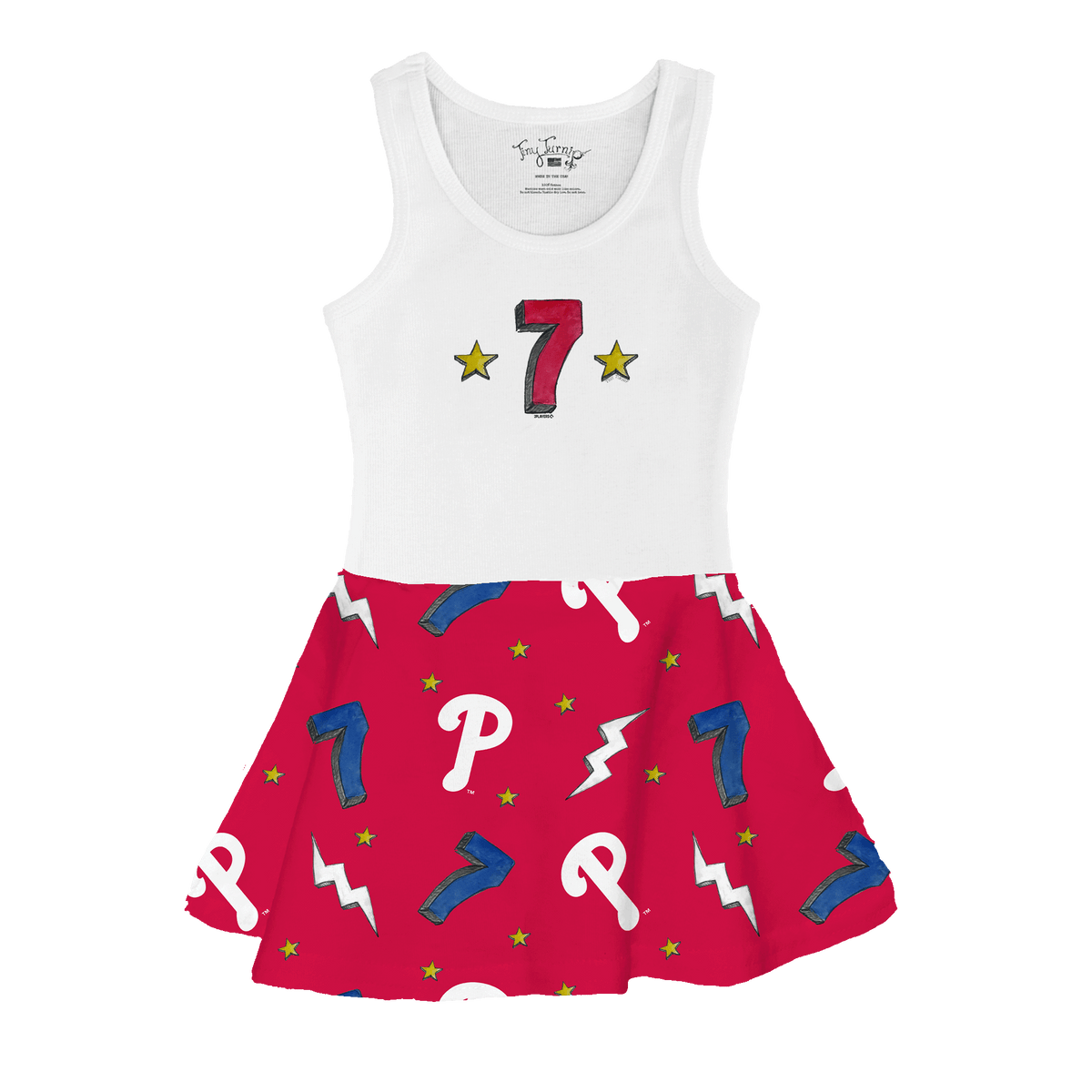 VIP Philadelphia Phillies Postseason '26 Tank Swing Dress - Tiny Turnip