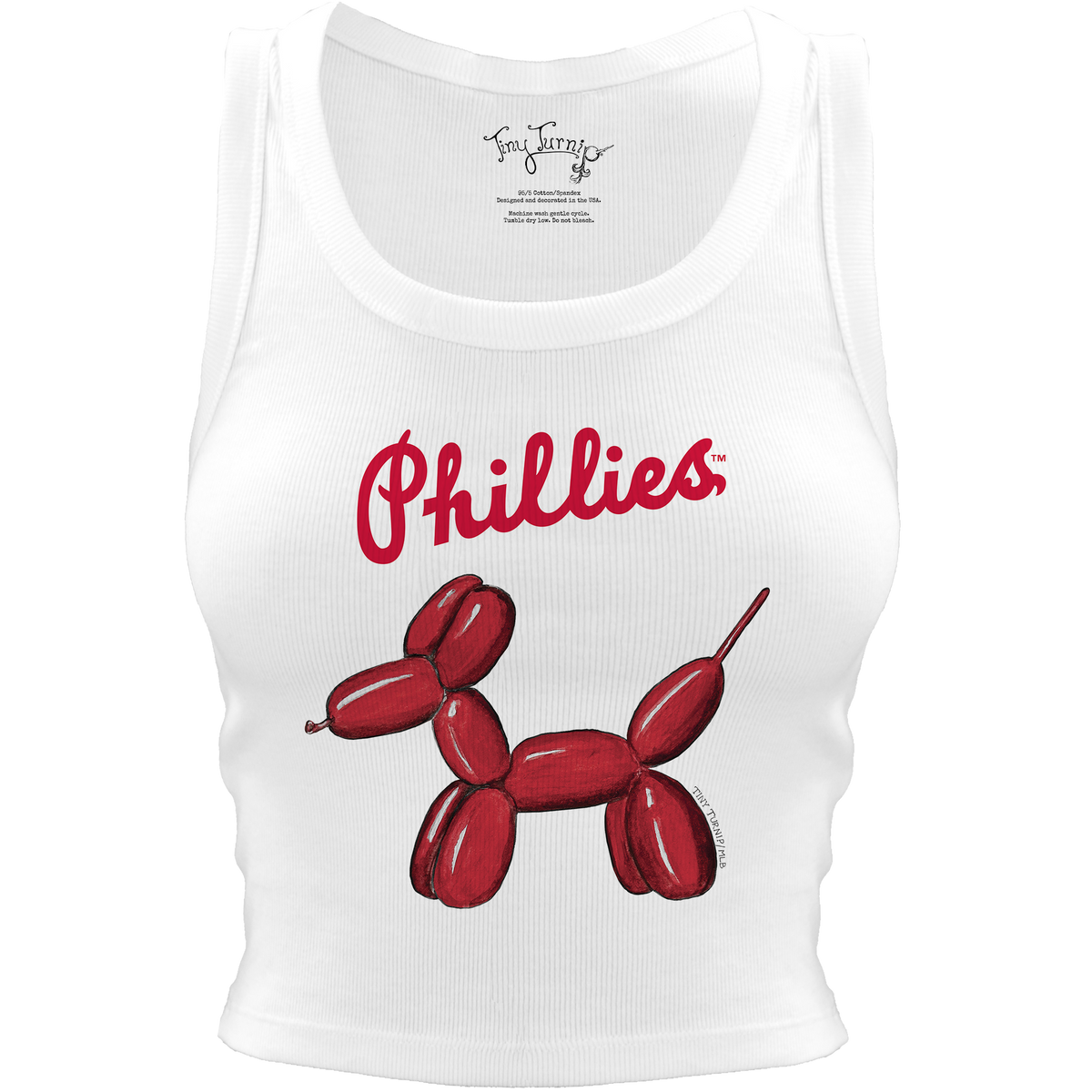 Philadelphia Phillies Balloon Dog Crop Tank